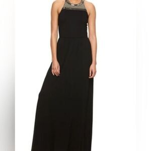 Black Maxi Dress with embellishments